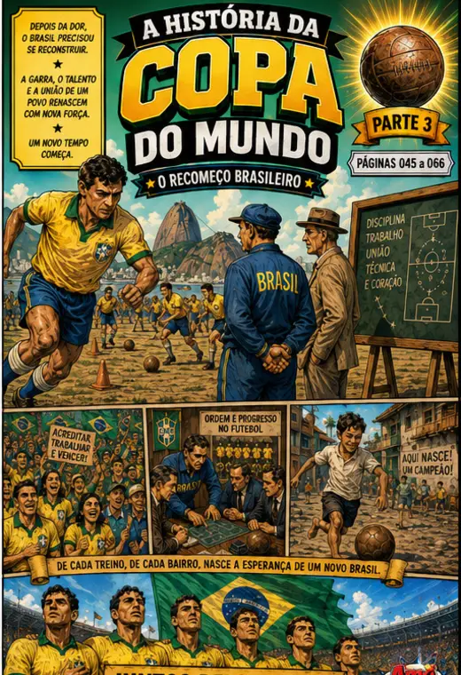 Historia da copa do Mundo Parte- 3- O Recomeço Brasileiro