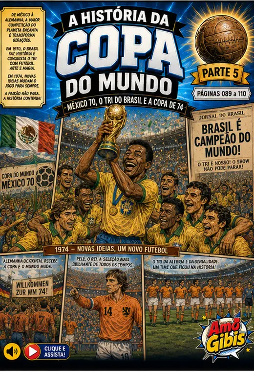 Historia da copa do Mundo Parte- 5-70